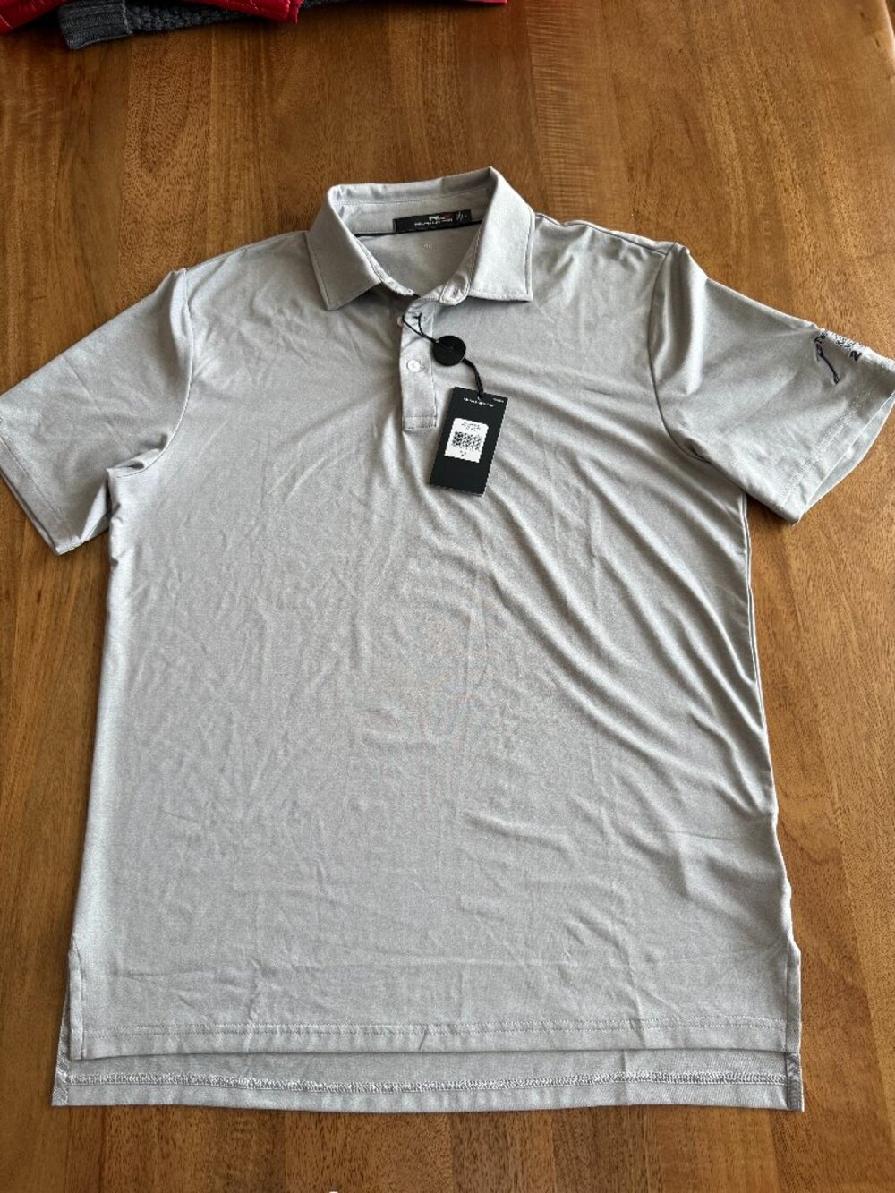 NWT RLX Ralph Lauren Airflow Golf Polo Shirt Biltmore Grey Heather Men's Medium